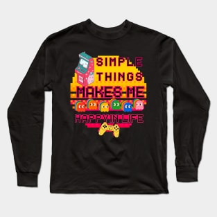 simple things makes me happy in life t-shirt Long Sleeve T-Shirt